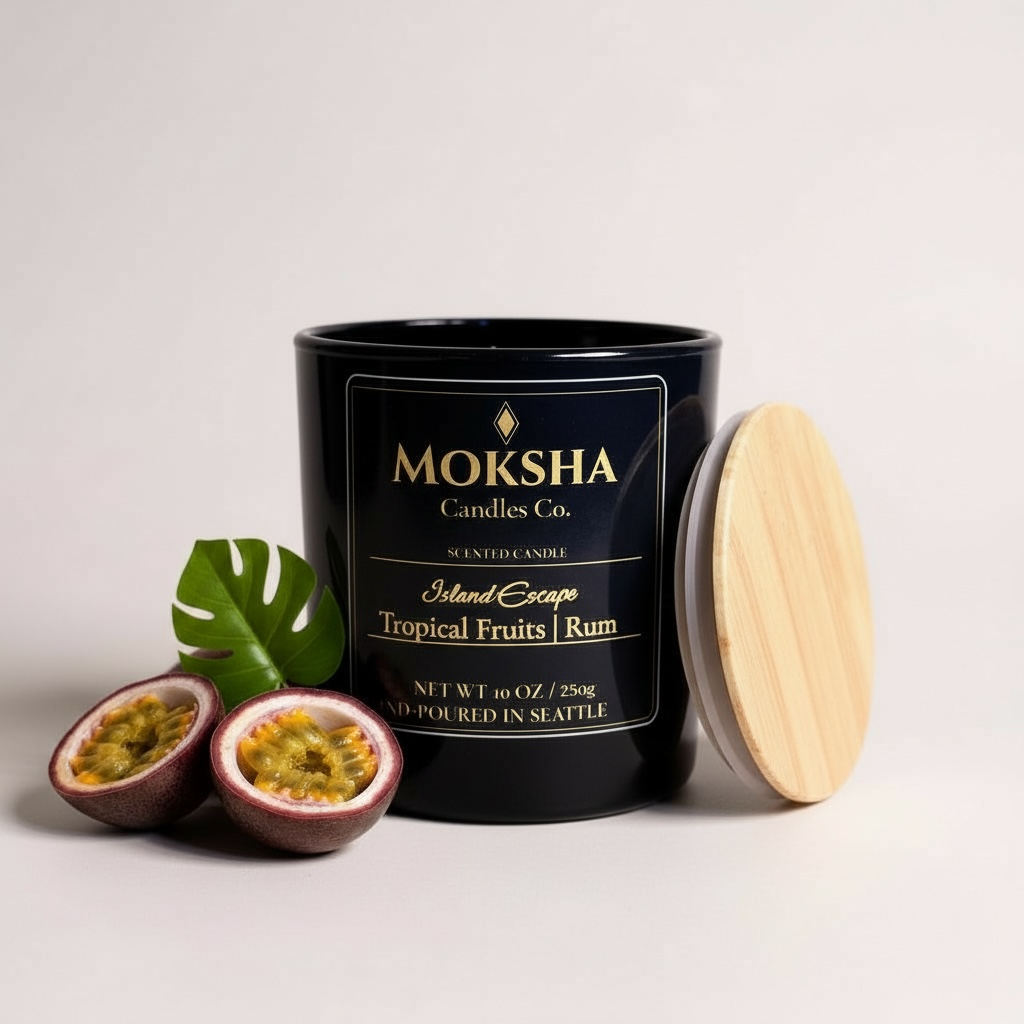 Island Escape - Handcrafted Soy Wax Candle (10oz)