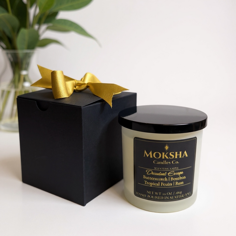 Decadent Escape: Handcrafted Soy Wax Candle (10oz)