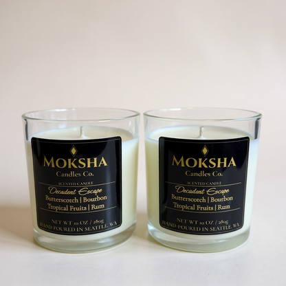 Decadent Escape: Handcrafted Soy Wax Candle (10oz)