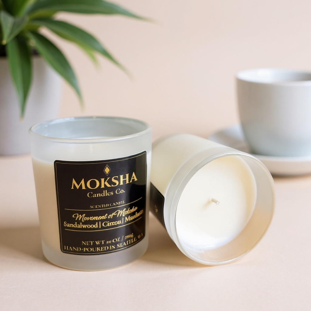 Movement of Moksha - Handcrafted Soy Wax Candle (10oz)