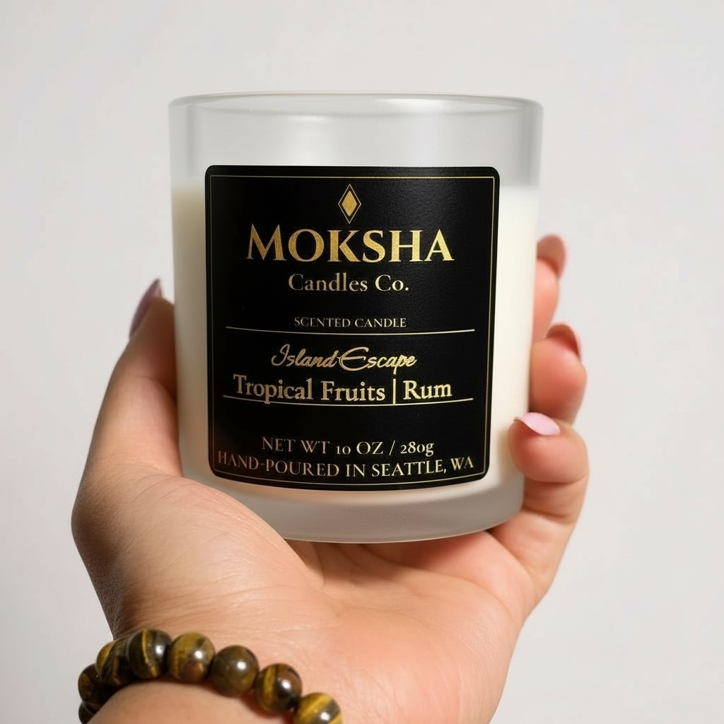 Island Escape - Handcrafted Soy Wax Candle (10oz)