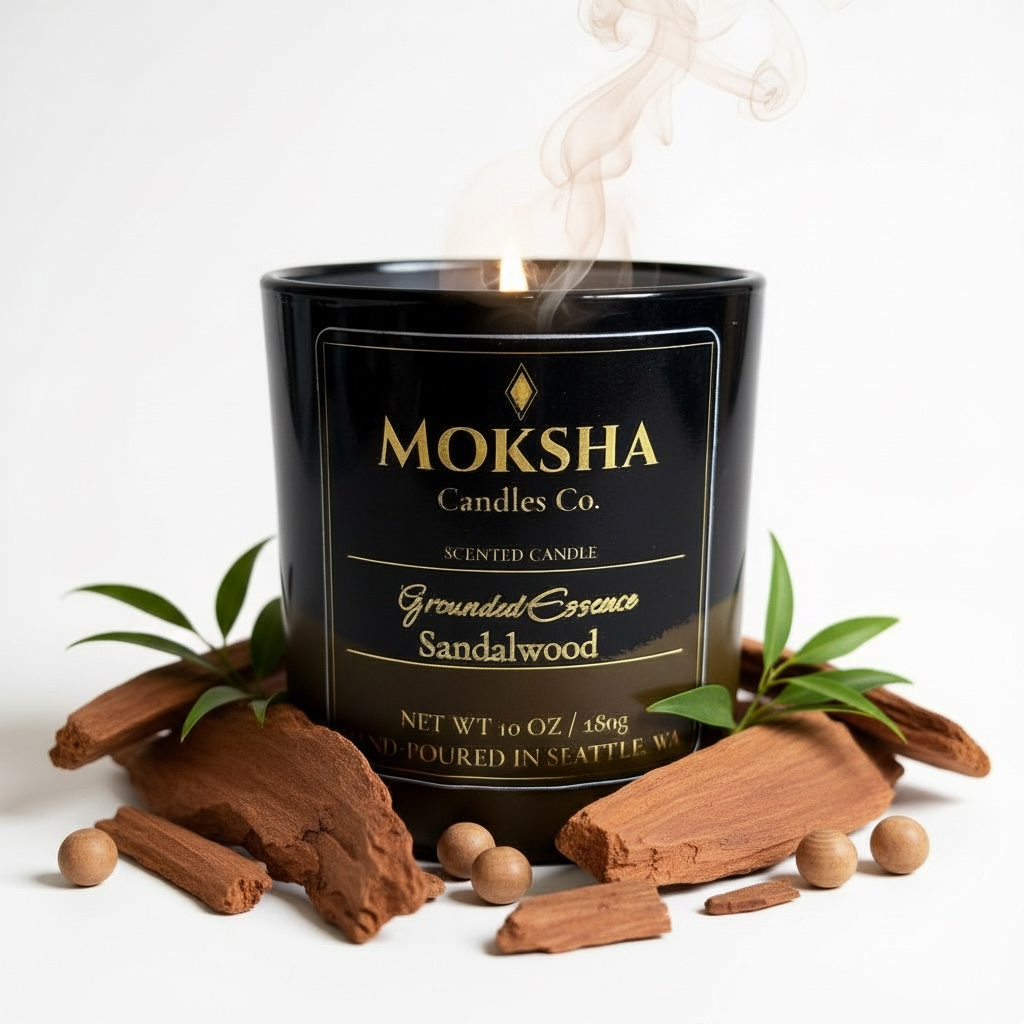 Grounded Essence - Handcrafted Soy Wax Candle 10oz