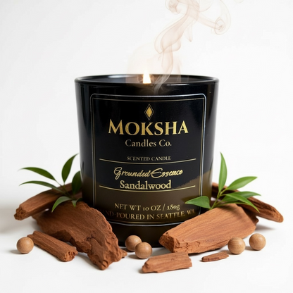 Grounded Essence - Handcrafted Soy Wax Candle 10oz