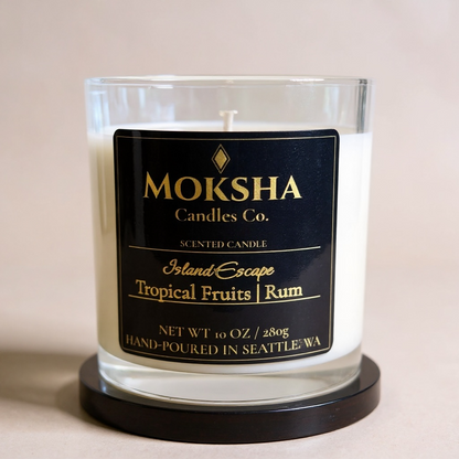 Island Escape - Handcrafted Soy Wax Candle (10oz)