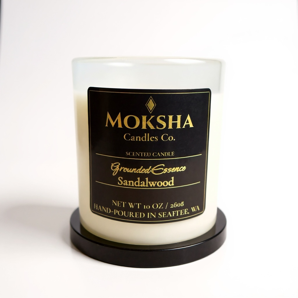 Grounded Essence - Handcrafted Soy Wax Candle 10oz