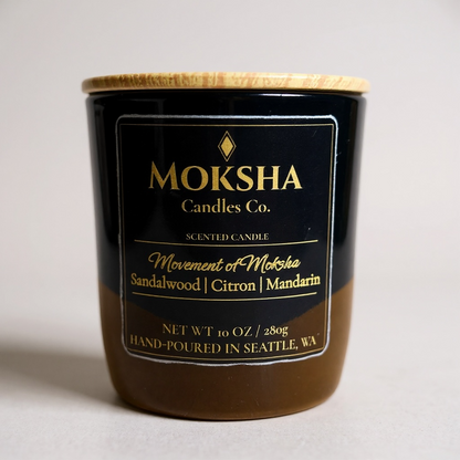 Movement of Moksha - Handcrafted Soy Wax Candle (10oz)